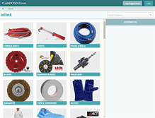 Tablet Screenshot of clamp4tools.com